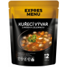 Kuřecí vývar s masem a zeleninou (2 porce)