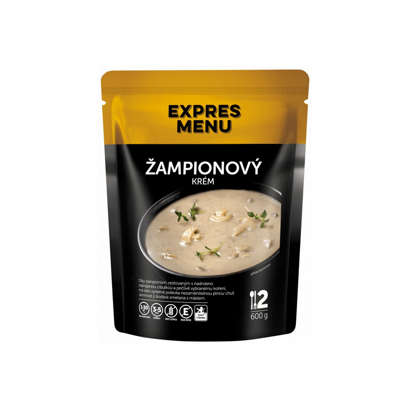 Žampionový krém (2 porce)