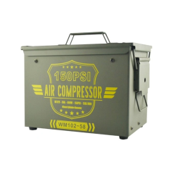 Kompresor v plechovém vodotěsném boxu HusarWinch150l