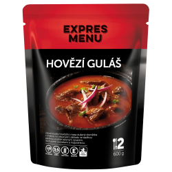 Hovězí guláš (2 porce) - 600g